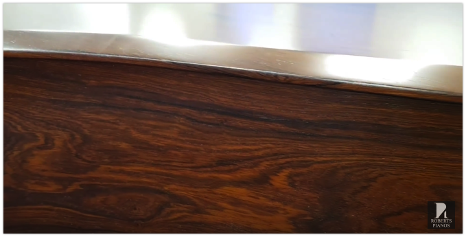 Piano veneer pattern